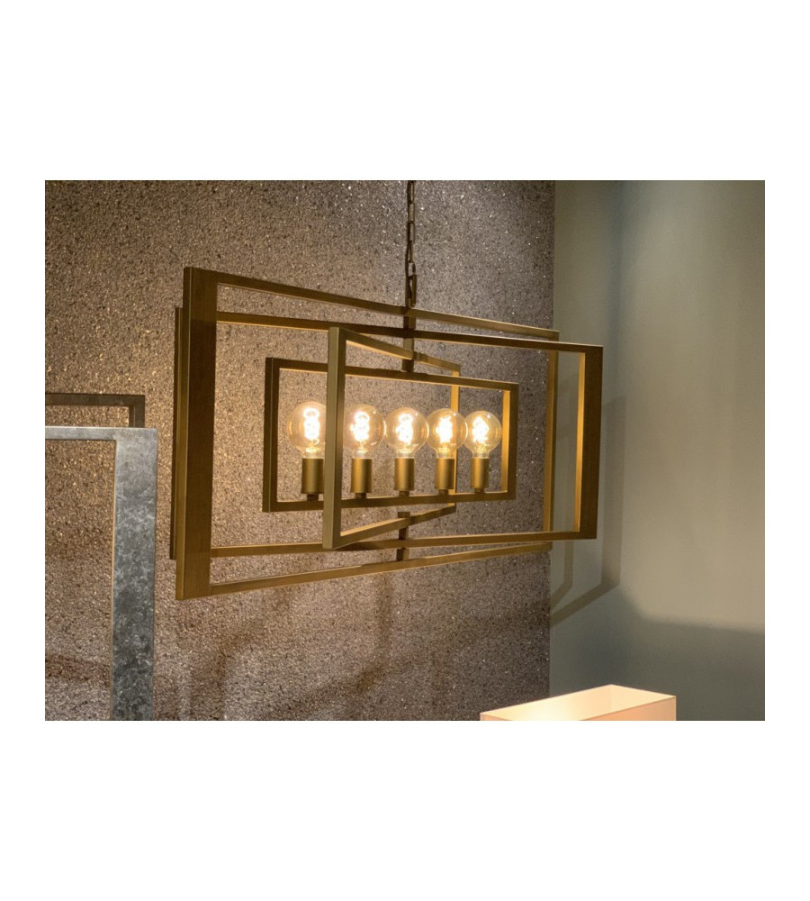 Design hanglamp LB036/5 Avenue Brons